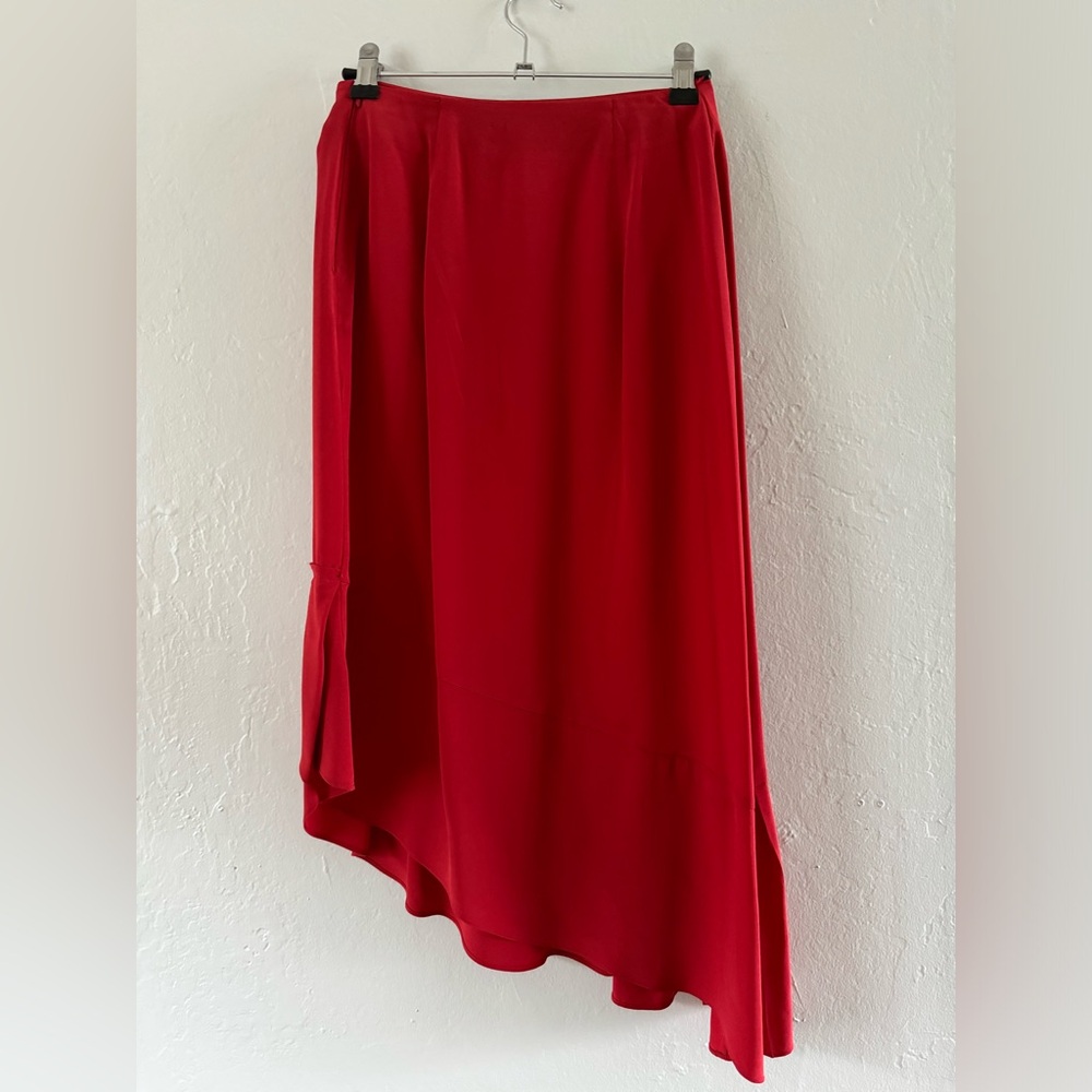 Tibi Silk Ruffled Skirt 2 - Picture 6 of 7